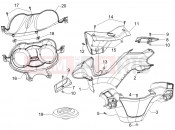 Handlebars coverages - Piaggio X8 400 ie 2008
