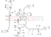 Brake piping - Piaggio X9 125