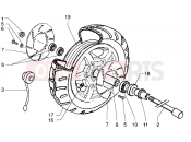 Front wheel - Piaggio X9 125