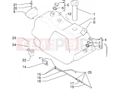Fuel tank - Piaggio X9 125
