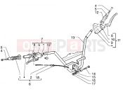 Handlebars-Master cylinder - Piaggio X9 125