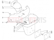 Rear protection - Piaggio X9 125