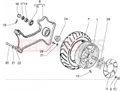 Rear wheel - Piaggio X9 125
