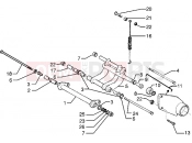 Swinging arm - Piaggio X9 125