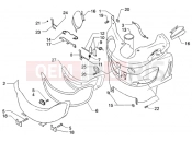 PIAGGIO Front top case