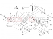 PIAGGIO X9 125 Evolution Swinging arm