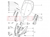 PIAGGIO X9 250 Evolution Windshield - Glass