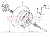 PIAGGIO Front wheel (ABS)