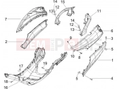 PIAGGIO X9 500 Evolution ABS Side cover - Spoiler