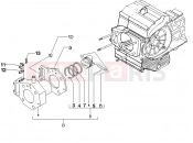 PIAGGIO X9 500 Evolution ABS Cylinder-piston-wrist pin unit