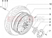 PIAGGIO X9 500 Evolution hátsó kerék