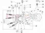 PIAGGIO X9 500 Evolution Head unit - Valve