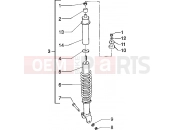 PIAGGIO Zip 50 Rear shock absorber