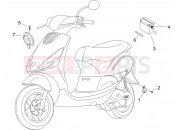 PIAGGIO Zip 100 4T Remote control switches - Battery - Horn
