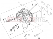 PIAGGIO Zip 100 4T Head unit - Valve