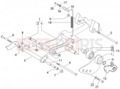 PIAGGIO Zip 100 4T Swinging arm
