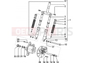 PIAGGIO Fork-disc brake