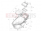PIAGGIO Zip 50 2T Helmet huosing - Undersaddle