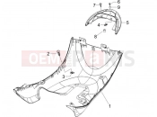PIAGGIO Zip 50 2T Side cover - Spoiler
