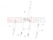 Fork's components (Wuxi Top) - Piaggio Zip 50 2T 2013