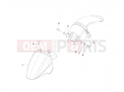 Wheel huosing - Mudguard - Piaggio Zip 50 2T 2013