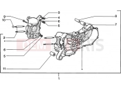 Crankase - Piaggio Zip 50 4T