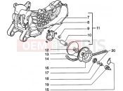 Driving pulley - Piaggio Zip 50 4T
