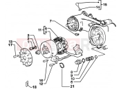 Flywheel magneto - Piaggio Zip 50 4T