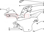 Handlebar covers - Piaggio Zip 50 4T