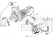Starting motor-starter lever - Piaggio Zip 50 4T