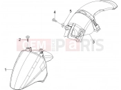 Wheel huosing - Mudguard - Piaggio Zip 50 4T 2008