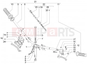 Handlebars - Master cil. - Piaggio Zip 50 4T 2010