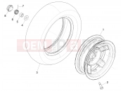 PIAGGIO Zip 50 4T Rear wheel