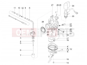 PIAGGIO Zip 50 SP Carburetor's components