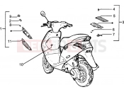 PIAGGIO Front and rear blink