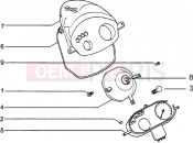 PIAGGIO Headlamp-fairing-meter combination