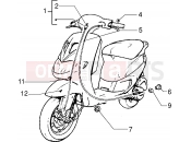 bowdenek - Piaggio Zip SP 50 old.