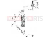 PIAGGIO Rear damper