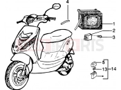 PIAGGIO Battery-Relais