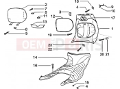 PIAGGIO Front glove compartment-Footboard