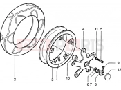 PIAGGIO Rear wheel