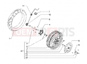 PIAGGIO Front wheel