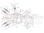Cylinder head - Aprilia Atlantic 125 E3 2011
