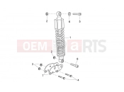 Rear shock absorber - Aprilia Atlantic 125 E3 2011