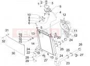 Cooling system - Aprilia SR MAX 125 2014