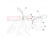 Driving mirror/s - Aprilia SR MAX 125 2014