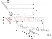 Handlebars - Master cil. - Aprilia SR MAX 125 2014