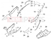 Side cover - Spoiler - Aprilia SR MAX 125 2014