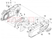 Crankcase cover - Crankcase cooling - Aprilia SR MAX 125 2016