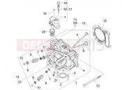 Head unit - Valve - Aprilia SR MAX 125 2016